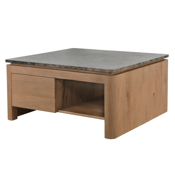 Bovenblad Salontafel Dallas Bruin Marmer