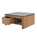 Bovenblad Salontafel Dallas Bruin Marmer