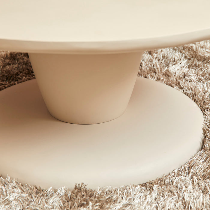 Salontafel Mabel Zand Mangohout 90 cm