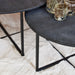 Salontafel set Arlington Zwart Mangohout 70 cm