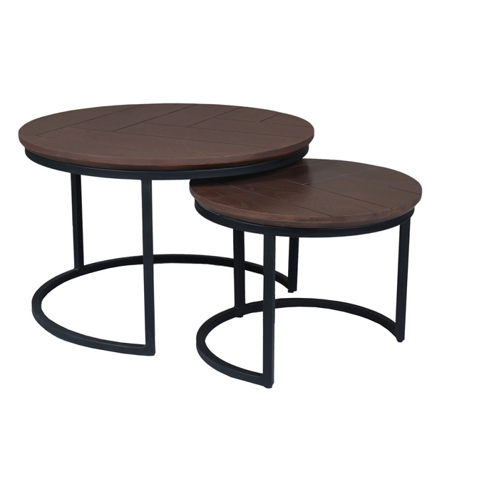Salontafel Enzo Walnoot Mangohout 37 cm