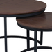 Salontafel set Otik Zwart Eikenhout 70 cm