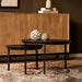 Salontafel set Otik Zwart Eikenhout 70 cm