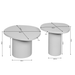 Salontafel set Mirre Bruin Mangohout 70 cm