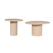 Salontafel set Mirre Zand Mangohout 70 cm