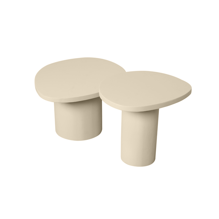 Salontafel set Mirre Zand Mangohout 70 cm