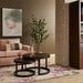 Salontafel set Lola Zwart Mangohout 70 cm