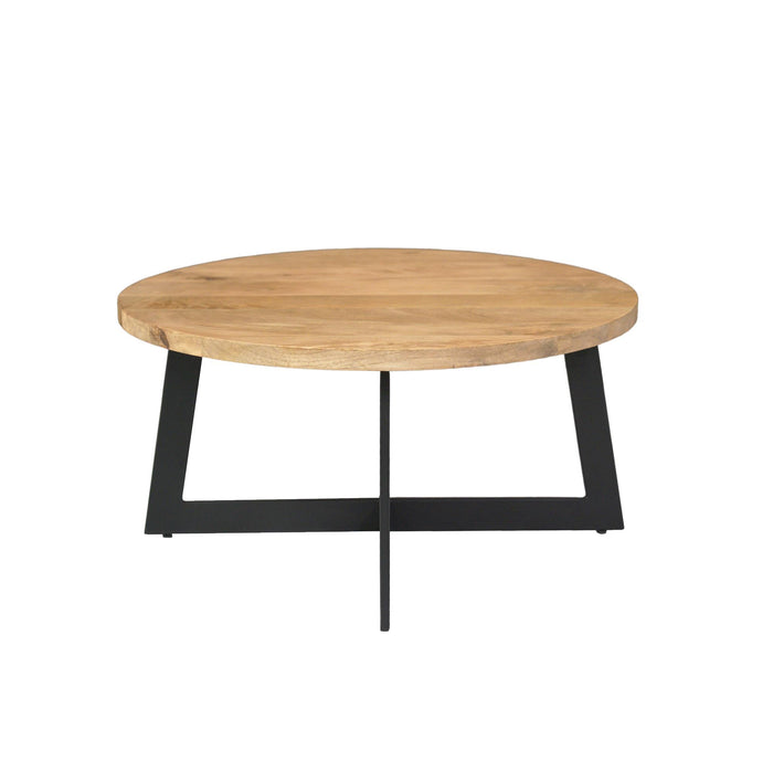 Salontafel set Atlanta Naturel Mangohout 70 cm