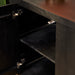 Dressoir Brussel  Zwart Mangohout 200 cm