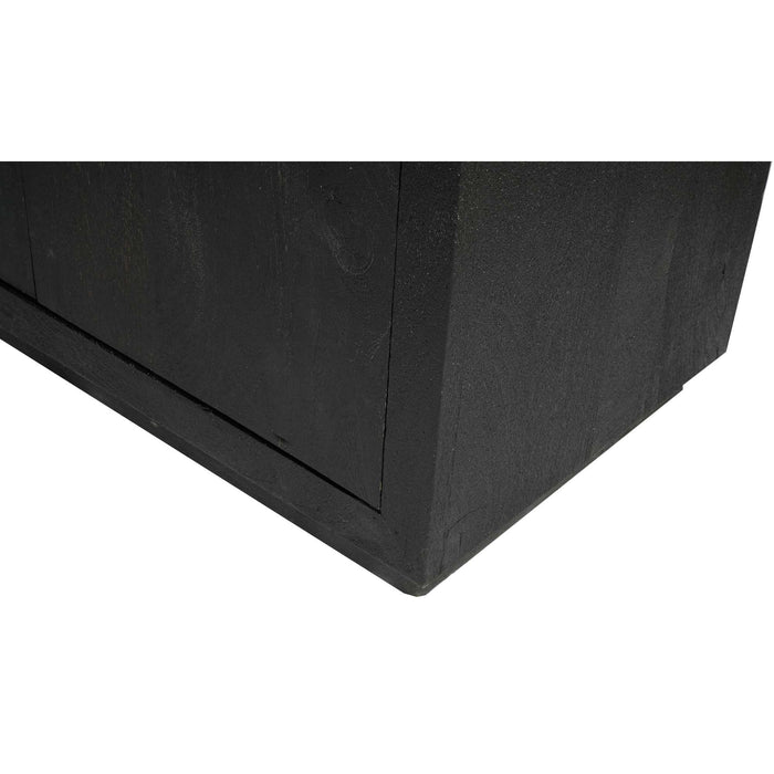 Vakkenkast Brussel Zwart Mangohout 90 cm