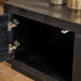 Tv meubel Brussel  Zwart Mangohout 150 cm