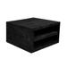 Vierkante salontafel Brussel Zwart Mangohout 80 cm