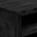 Vierkante salontafel Brussel Zwart Mangohout 80 cm