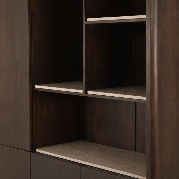Inglegplank Vakkenkast XL Dallas Beige Marmer Set van 4