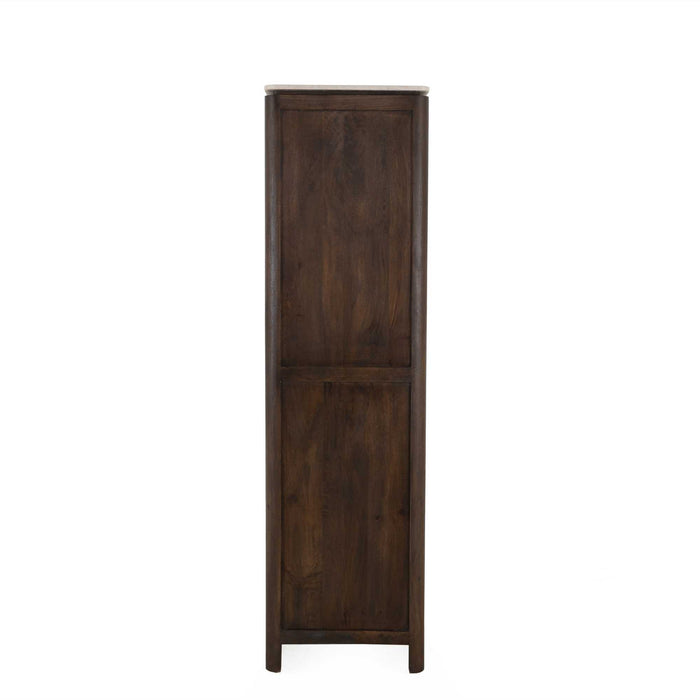 Boekenkast Dallas Bruin Mangohout 55 cm
