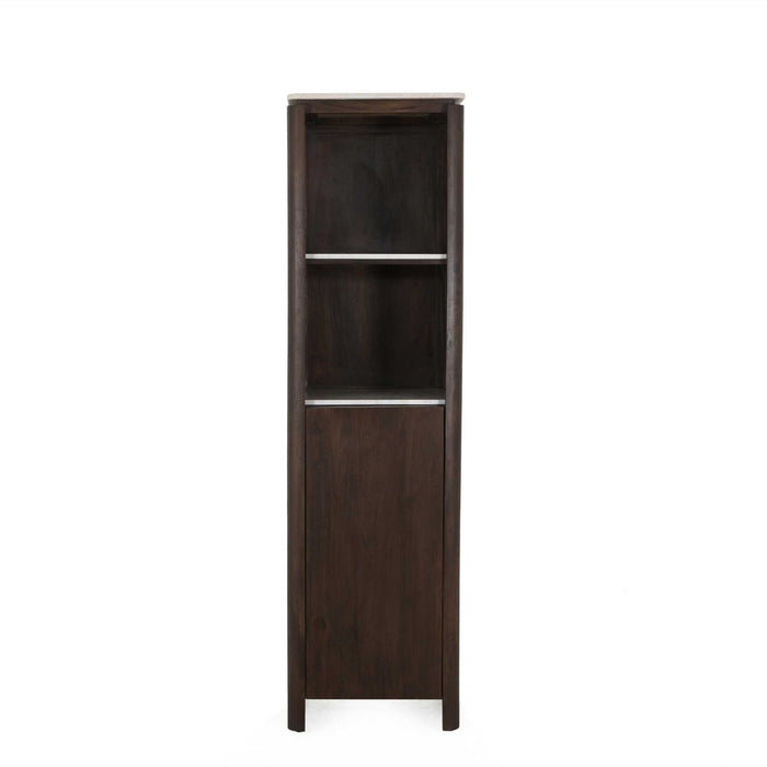 Inglegplank Boekenkast Dallas Beige Marmer Set van 2