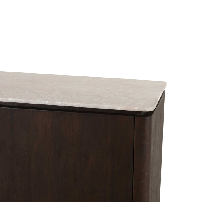 Bovenblad Dallas Beige Marmer 165 cm