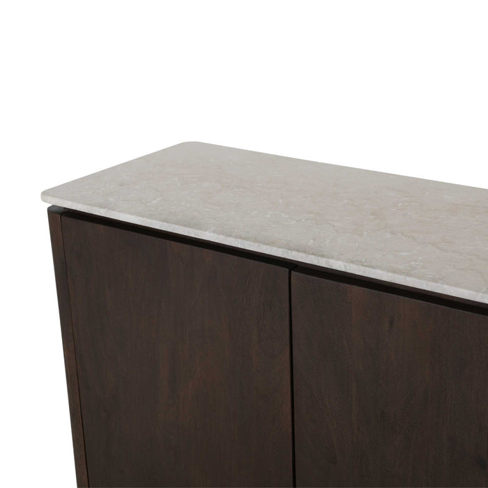 Bovenblad Dallas Beige Marmer 165 cm