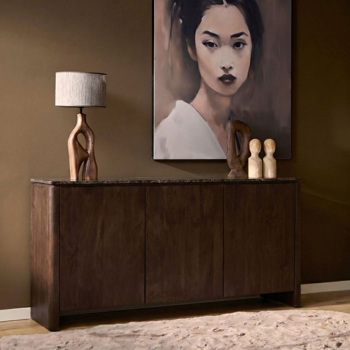 Dressoir Dallas Bruin Mangohout 165 cm