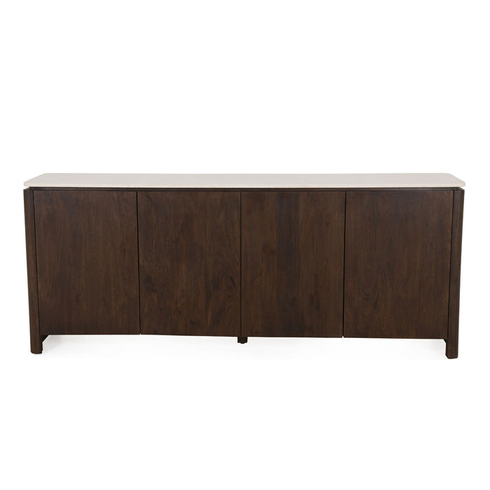 Bovenblad Dallas Beige  Marmer 210 cm