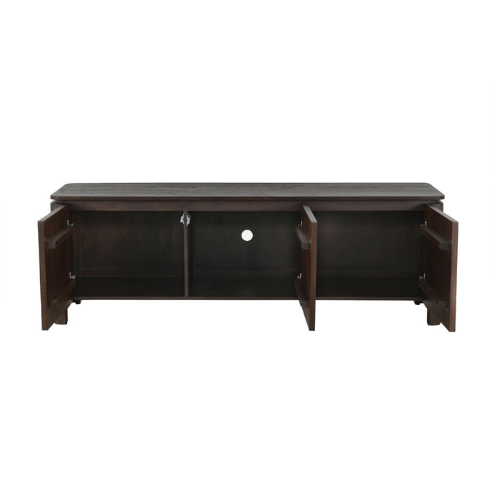 Tv meubel Dallas  Bruin Mangohout 165 cm