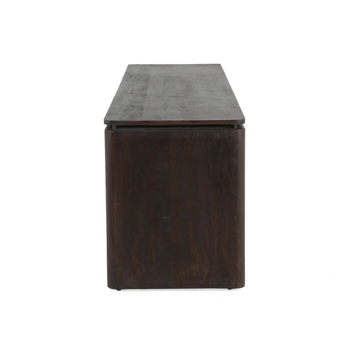 Tv meubel Dallas Bruin Mangohout 210 cm