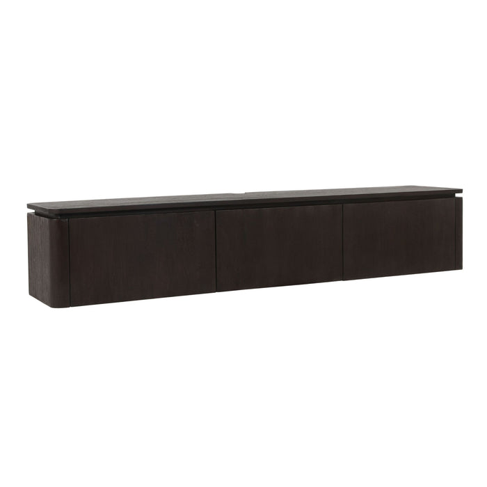 Zwevend tv meubel Dallas Bruin Mangohout  210 cm