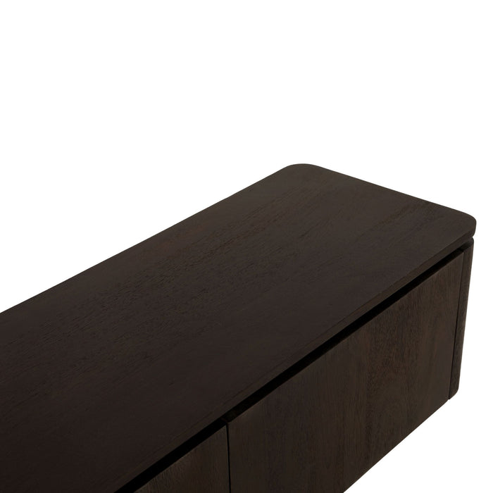 Zwevend tv meubel Dallas Naturel Mangohout 165 cm