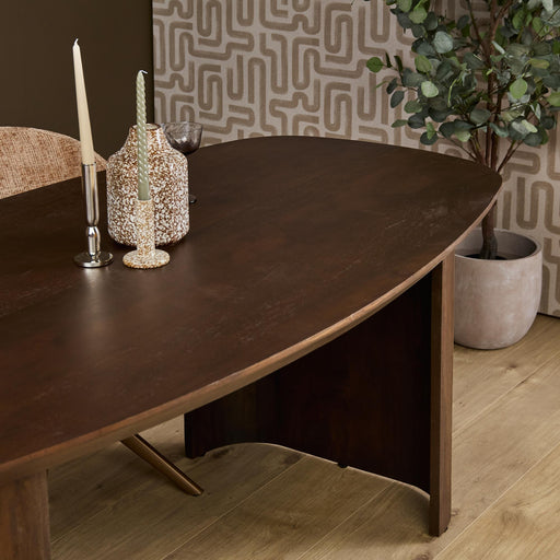 Eettafel Maré Bruin Mangohout 200 cm