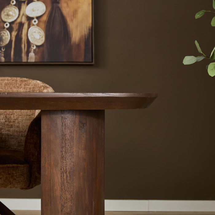 Eettafel Maré Bruin Mangohout 200 cm