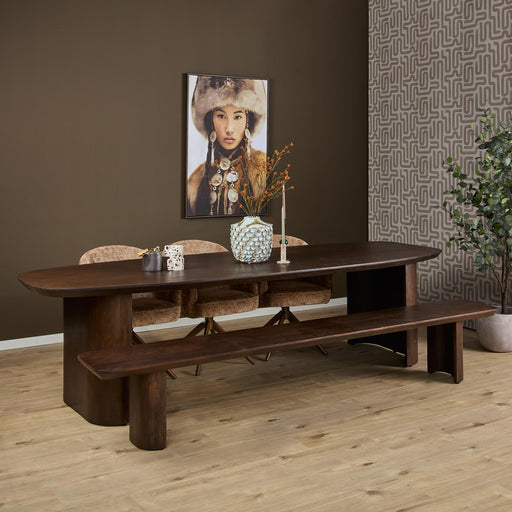 Eettafel Maré Bruin Mangohout 300 cm