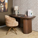 Bureau Maré Bruin Mangohout 150 cm