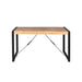 Rechthoekige eettafel Britt Naturel Mangohout 140 cm