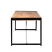 Rechthoekige eettafel Britt Naturel Mangohout 160 cm