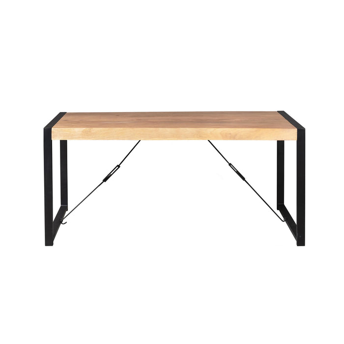 Rechthoekige eettafel Britt Naturel Mangohout 180 cm
