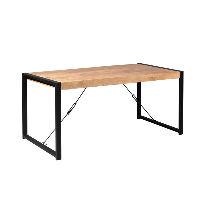 Rechthoekige eettafel Britt Naturel Mangohout 180 cm