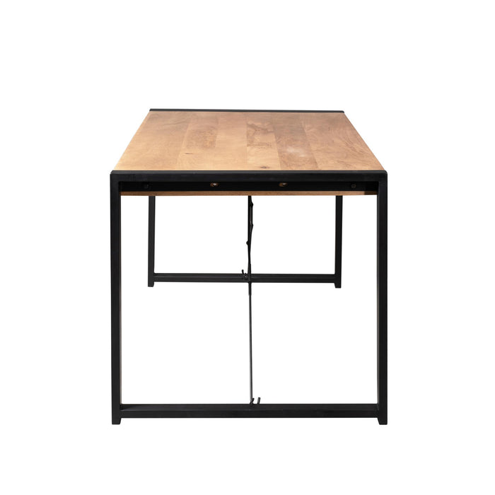 Rechthoekige eettafel Britt Naturel Mangohout 180 cm