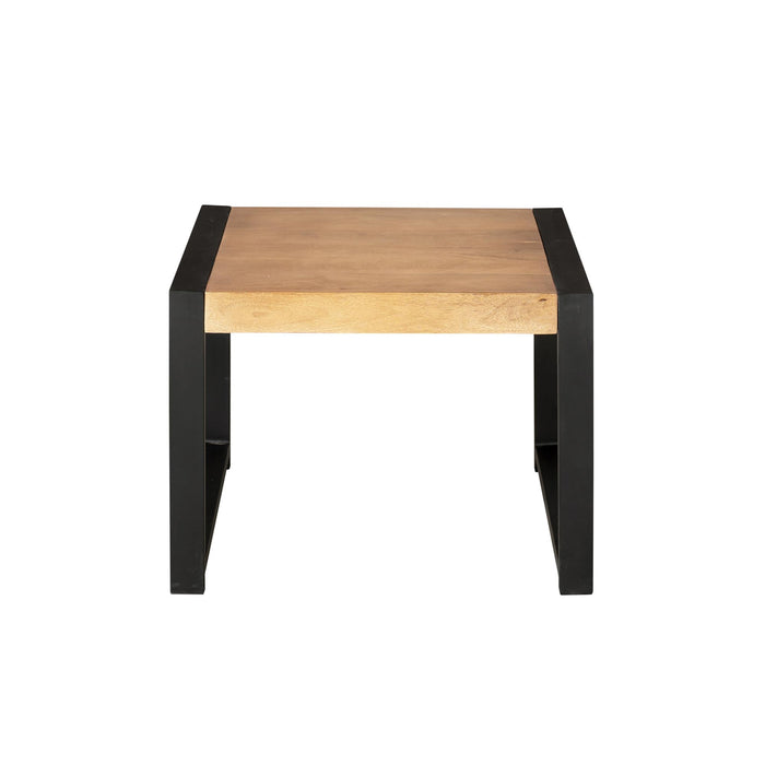 Bijzettafel Britt Naturel Mangohout  60 cm