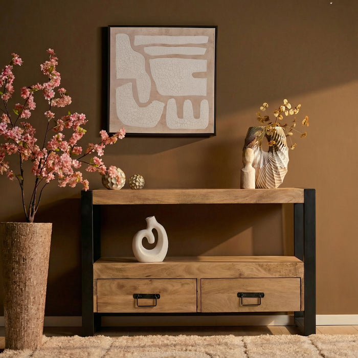 Tv meubel Britt Naturel Mangohout 120 cm