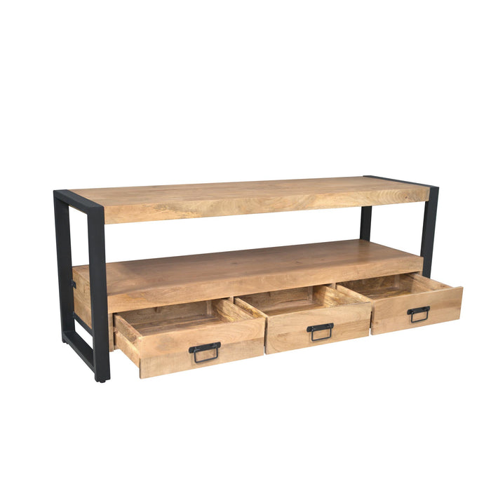 Tv meubel Britt Naturel Mangohout 150 cm