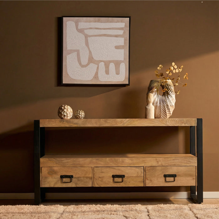 Tv meubel Britt Naturel Mangohout 150 cm
