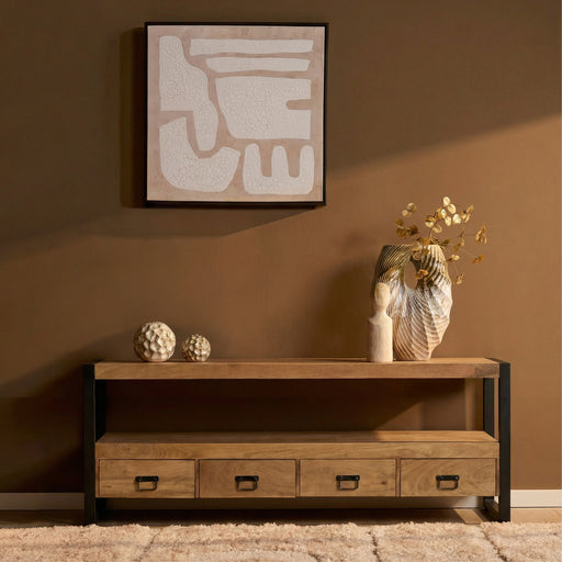 Tv meubel Britt Naturel Mangohout 180 cm