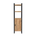 Boekenkast Britt met deur Naturel Mangohout 55 cm