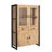Vitrinekast Britt Naturel Mangohout  115 cm