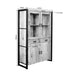 Vitrinekast Britt Naturel Mangohout  115 cm