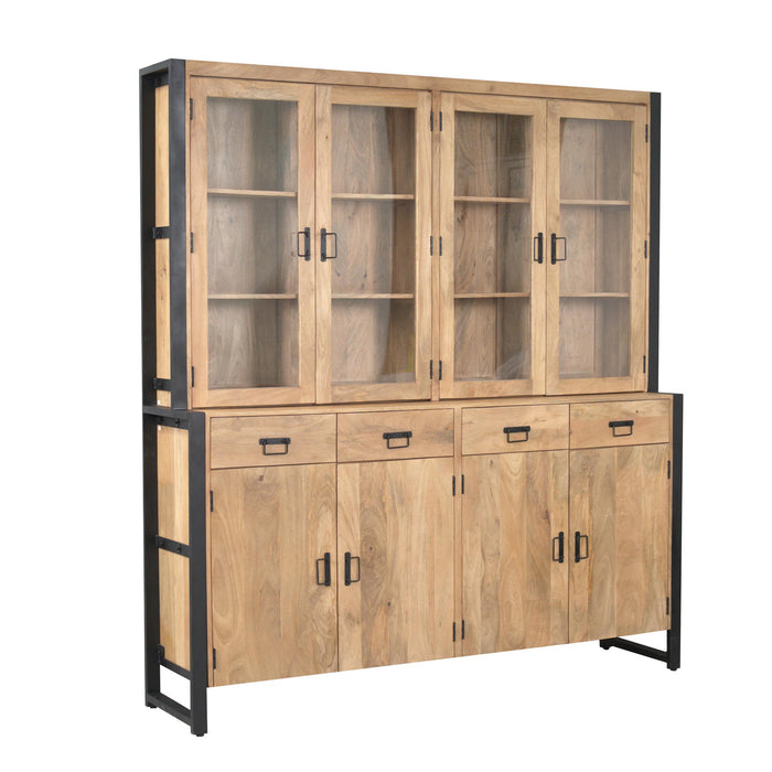 Vierkante Salontafel Noa Naturel Mangohout 80 cm