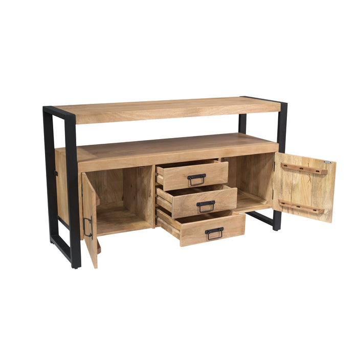 Dressoir Britt Naturel Mangohout 135 cm