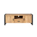 Tv meubel Britt met deuren en lade Naturel Mangohout  150 cm