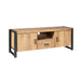 Tv meubel Britt met deuren en lade Naturel Mangohout  150 cm