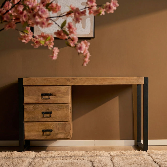 Bureau Britt Naturel Mangohout  145 cm